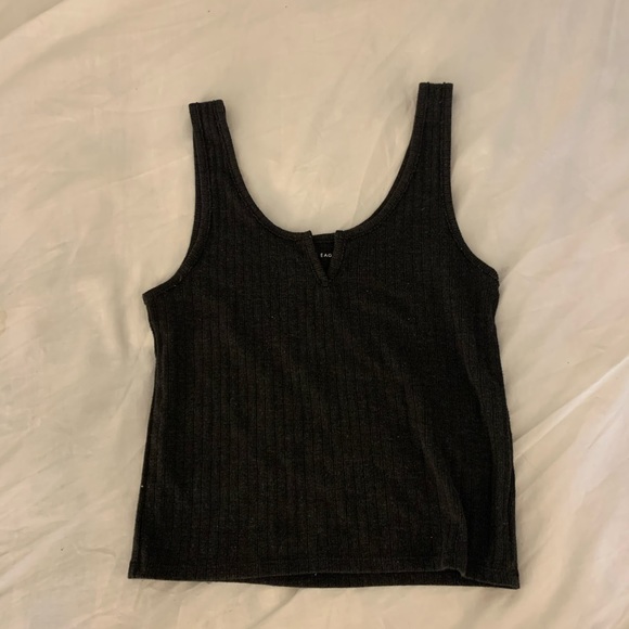 AEO knitted tank, dark grey - Picture 1 of 3